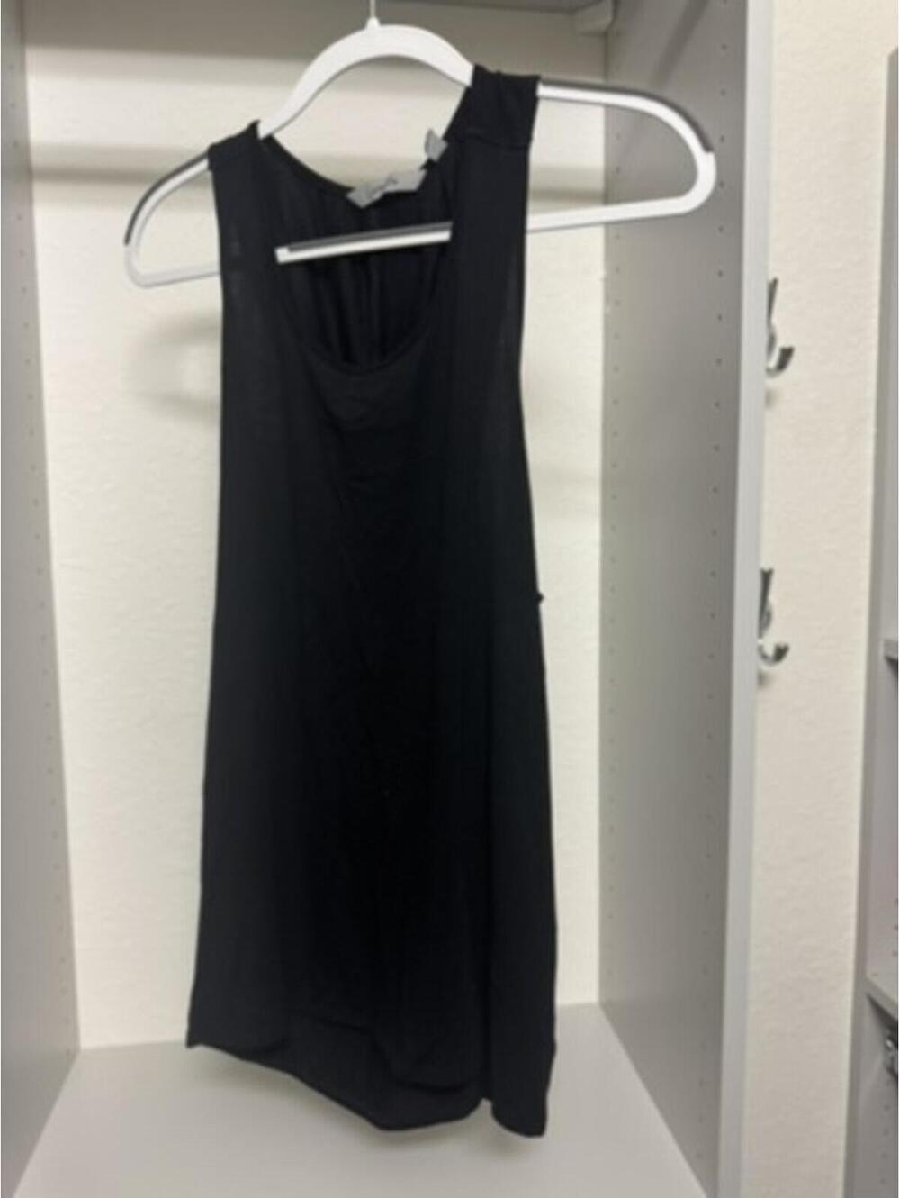 Athleta Black Sleeveless Athletic Tank Top Medium